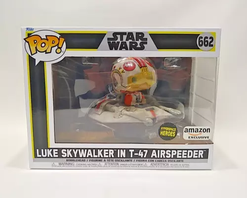 Funko Pop! #662 : Star Wars - Luke Skywalker in T-47 Airspeeder...