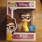 Funko Pop #67 Disney Belle From Beauty And The Beast With Glasses Exclusive