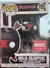 Funko Pop #785 Marvel Ninja Deadpool Collector Corps Exclusive With Protector