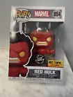 Funko Pop - #854 Red Hulk Chase Glow GITD Hot Topic - New with Protector