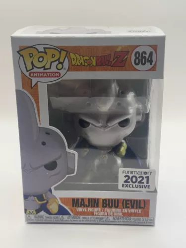 Funko Pop! #864: Dragon Ball Z - Majin Buu (Evil) (Metallic) - Funimation 2021