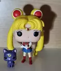 Funko Pop! #89 Anime Sailor Moon &Luna Vinyl Action Figure Characters OOB