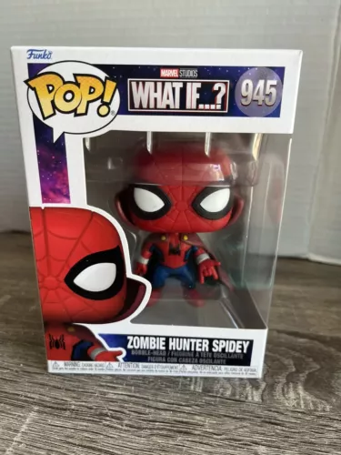 Funko Pop! 945 Zombie Hunter Spidey - Marvel  - What If  - Walmart Exclusive