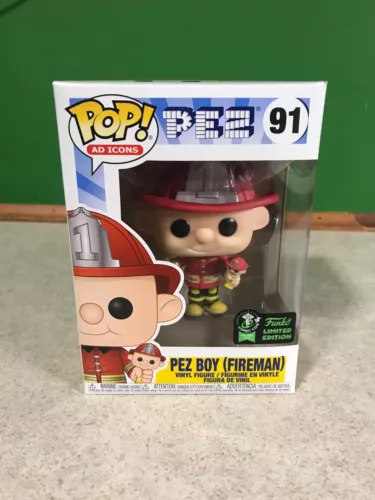 Funko POP! Ad Icons 2020 ECCC Exclusive Pez Boy Fireman 91