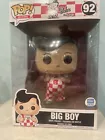 Funko Pop Ad Icons Bob's Big Boy #92 Big Boy 10" Funko Limited Edition New