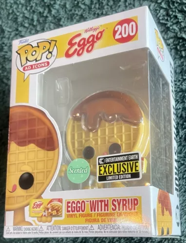 Funko Pop! Ad Icons: Eggo with Syrup #200 (Scented) Exclusive w/ Protector