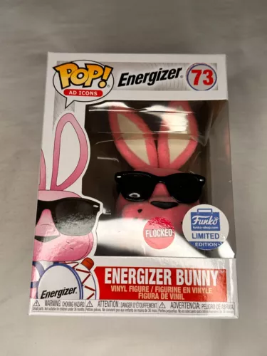 Funko Pop! Ad Icons: Energizer Bunny Flocked #73 Funko Shop Exclusive