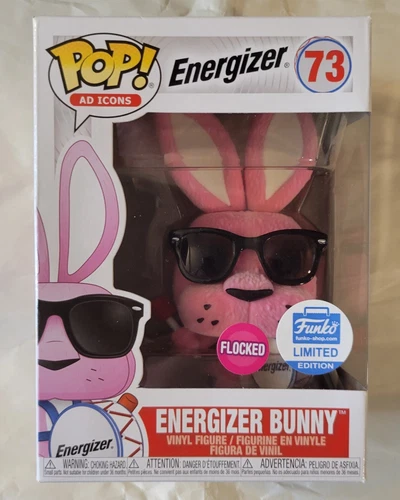 Funko Pop! Ad Icons: Energizer Bunny Flocked #73 Funko Shop Limited Exclusive