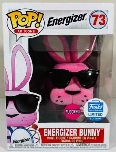 Funko Pop! Ad Icons: Energizer Bunny - Flocked Funko Shop Limited Exclusive #73