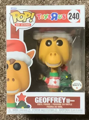 Funko Pop Ad Icons Geoffrey with Christmas Tree #240 ~ Created for Macy's ~ NIB