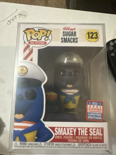 Funko Pop Ad Icons Kellogg's Sugar Smacks Smaxey the Seal #123 Virtual Funkon
