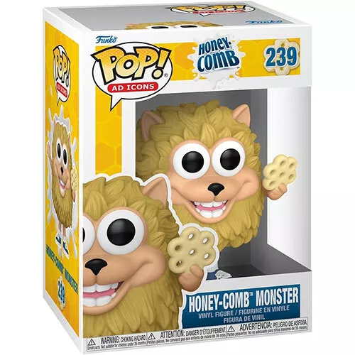 Funko POP! Ad Icons - Post Cereal Vinyl Figure - HONEY-COMB MONSTER #239 - NM/M