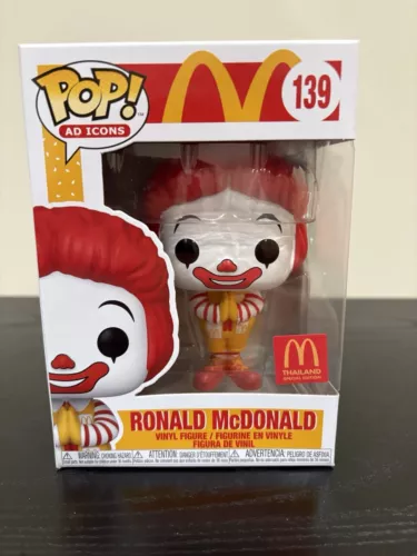 Funko POP! Ad Icons Ronald McDonald #139 Thailand Exclusive. With Protector.
