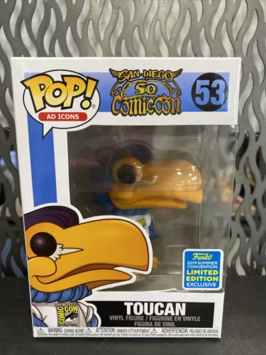 Funko Pop! Ad Icons - Toucan #53 - SDCC 2019 Exclusive Figure FREE SHIPPING A4T