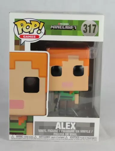 Funko Pop! Alex #317 - Mojang Minecraft - Pop Games /See Description