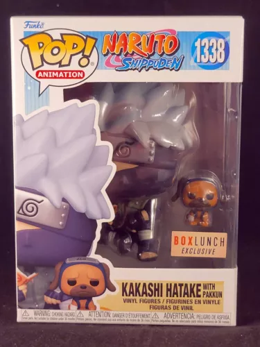 Funko Pop Animation 1338 Naruto Kakashi Hatake with Pakkun Boxlunch