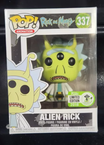 Funko Pop! Animation #337 Alien Rick 2018 ECC Exclusive Rick and Morty