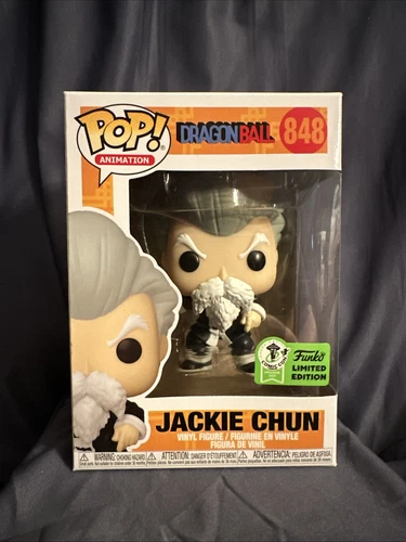 Funko Pop Animation #848 Dragonball Jackie Chun 2021 ECCC CON STICKER *NEW*