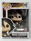Funko Pop! Animation - Attack on Titan MIKASA ACKERMANN #1172 w/ Free Protector