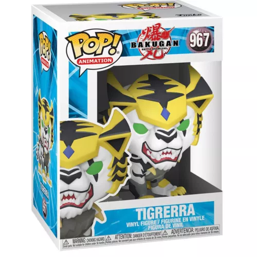 Funko POP! Animation - Bakugan Vinyl Figure - TIGRERRA #967 - NM/Mint