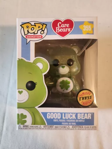 Funko Pop! Animation Care Bears Good Luck Bear #355 Glitter Chase Edition