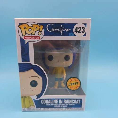 Funko Pop Animation Coraline in Raincoat #423 Limited Chase Vinyl W Protector