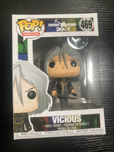 Funko Pop Animation Cowboy Bebop 20th Anniversary Vicious 469 Vinyl Figure