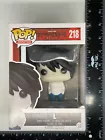 Funko Pop Animation Death Note L #218 Vinyl Figure SEE PICS + PROTECTOR C04