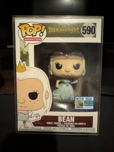 Funko POP! Animation Disenchantment Bean Wedding Dress #590 w/Pop Protector
