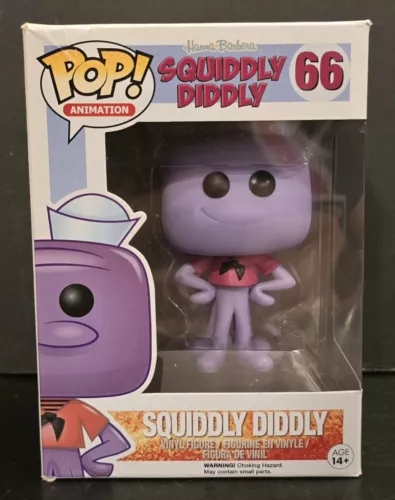 Funko POP! Animation Hanna Barbera Squiddly Diddly #66 Vinyl Figure MIB