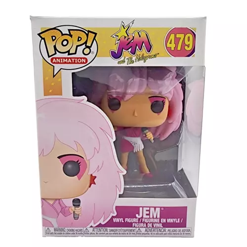 Funko Pop! Animation: Jem and the Holograms Jem #479- Vaulted/Not Mint