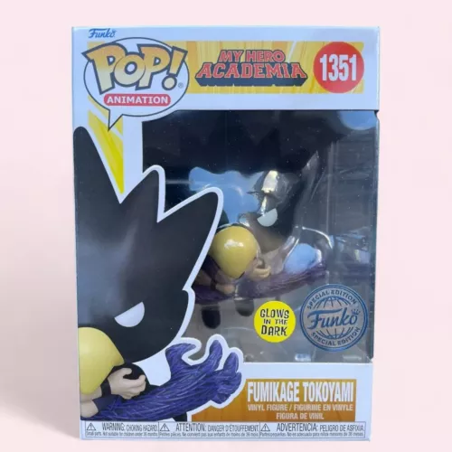 Funko Pop! Animation My Hero Academia 1351 Fumikage Tokoyami (Glow) Vinyl Figure