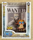 Funko Pop! Animation Portgas D. Ace Wanted Poster #1291 One Piece 2023 Exclusive