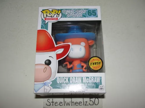 Funko Pop! Animation Quick Draw McGraw Chase Vinyl Figure #65 Hanna Barbera