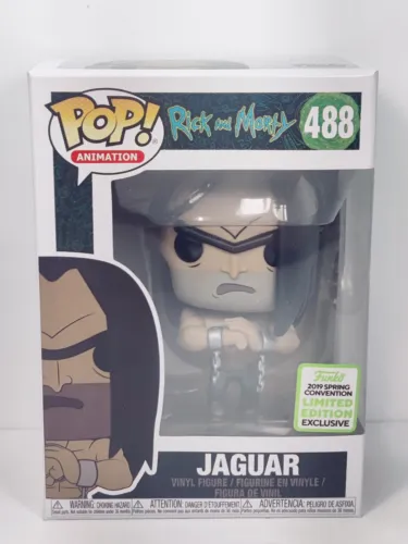 Funko POP! Animation Rick & Morty Shirtless Jaguar #488 Convention Exclusive