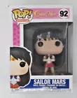 Funko Pop!  Animation Sailor Moon Sailor Mars #92 with Protector Flawed