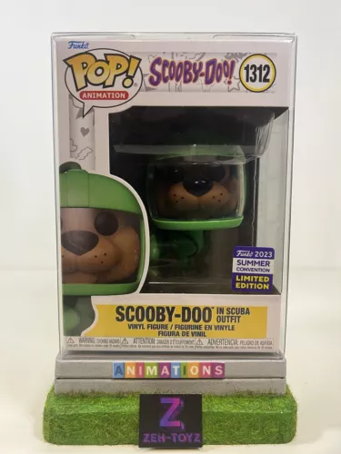 FUNKO POP! Animation Scooby-Doo In Scuba Outfit #1312 Convention Exclusive