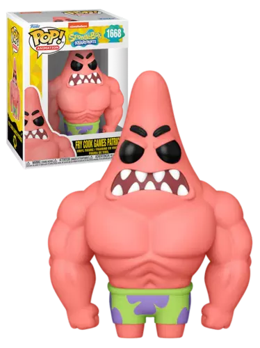 Funko POP! Animation Spongebob Squarepants #1668 Fry Cook Games Patrick - New, M