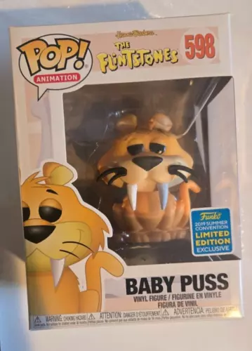 Funko POP! Animation: The Flintstones -  Baby Puss #598, 2019 Summer Convention