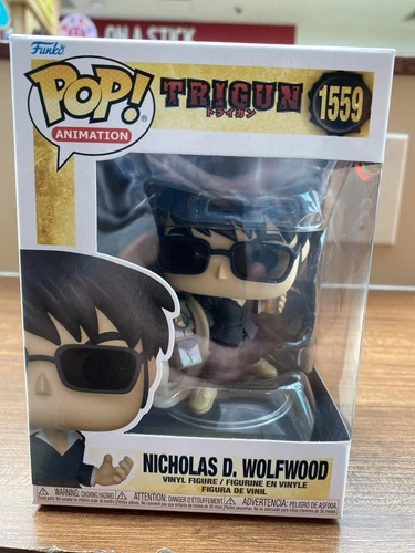 Funko Pop Animation Trigun - Nicholas D Wolfwood - Vinyl Figure #1559