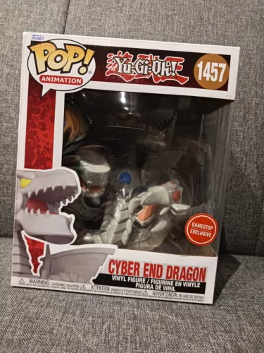 Funko PoP! Animation Yu-Gi-Oh! Cyber End Dragon # 1457 GameStop Exclusive NEW