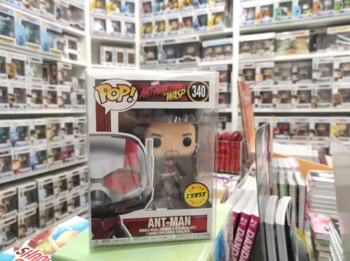 FUNKO POP ANT-MAN 340 CHASE LIMITED ANT-MAN AND WASP (DAMAGED) + PROTECTOR