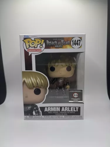 Funko POP! Armin Arlelt Attack on Titan #1447 [Chalice Collectibles][Metallic]