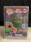 Funko Pop! Artist Series Raphael TMN Turtles Vinyl Figure #57 Protector Case New
