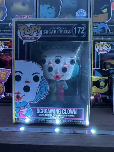 Funko Pop Asia Sugar Circus 172 Screaming Clown Black Light Vinyl Figure