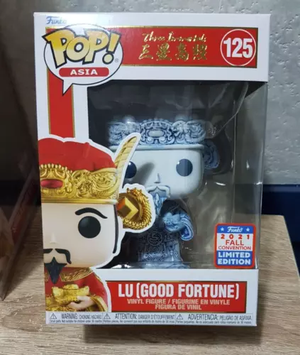 Funko Pop! Asia Three Immortals #125 LU (Good Fortune) Fall Con Bottom Damaged