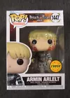 Funko Pop Attack on Titan Armin Arlelt 1447 Chase Limited Edition