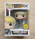Funko Pop Attack On Titan Armin Arlelt CHASE #1447 + Free Protector