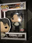 Funko Pop Attack On Titan Formal Levi #1171 + Free Protector