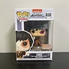 Funko Pop Avatar the Last Airbender Zuko #838 Box Lunch Exclusive Glows